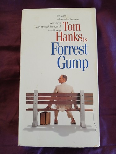 Forrest Gump (1994 VHS) Tom Hanks, Gary Sinise, Robert Zemeckis - Oscars