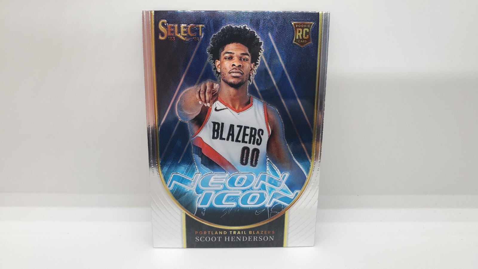 Scoot Henderson 2023-24 Select Basketball RC Rookie Neon Icon Silver Prizm #7