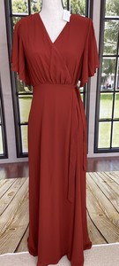 naples flutter sleeve wrap maxi