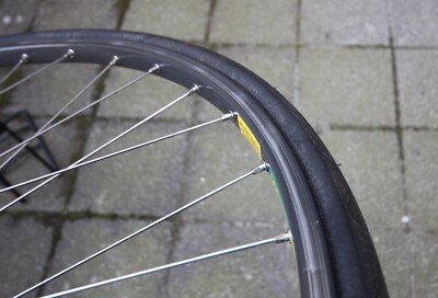 VINTAGE MOYEU CAMPAGNOLO NUOVO RECORD 1034 126 mm 36/32 trous FRANCE