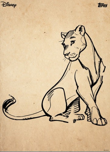 Disney Collect Topps Digital Lion King Ink Sketches Master Set w/Awards - Picture 6 of 12