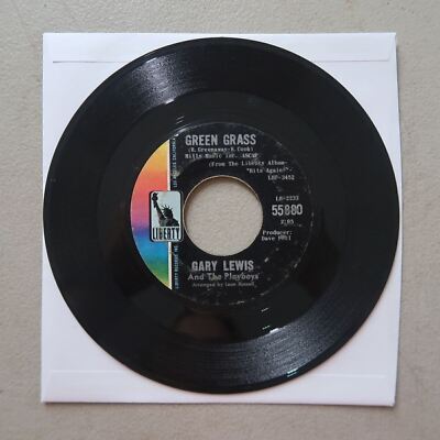 GARY LEWIS I CAN READ BETWEEN THE LINES/GREEN GRASS LIBERTY VINYL 45 VG 17-126