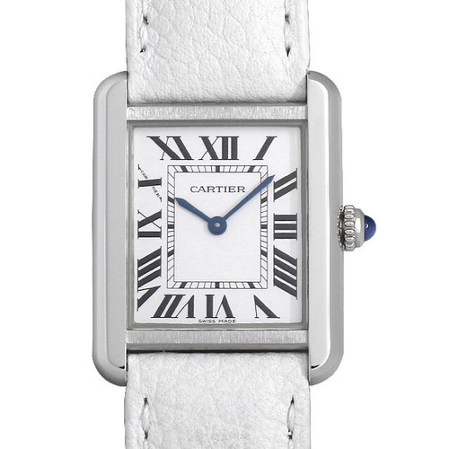Cartier Tank Solo SM WSTA0030 Ladies SS Silver 31mm Quartz w/Box | eBay