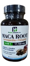 14 in 1 Max Potency Maca Root Blend Goat Weed Tongkat Ginkgo Tribulus 17700mg