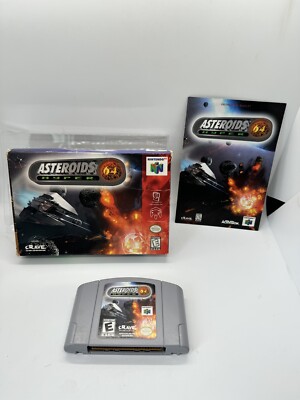 Asteroids Hyper 64 Nintendo 64 N64 Complete CIB