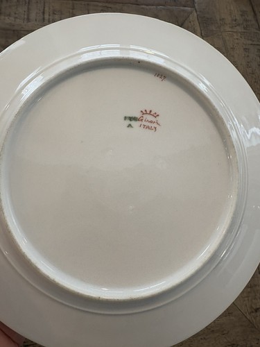 Juego de 2 platos antiguos de chedive egipcio Richard Ginori Italia siglo XIX RARO - Imagen 10 de 10