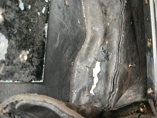 Harley-Davidson 1994 Softail Custom Saddlebags Leather w/ Mounts Damage - Picture 19 of 24