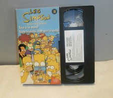 VHS K7 Les Simpson N°11 VIDEO CASSETTE Tous à la manif Toute la vérité rien ...