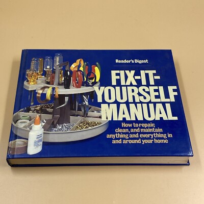 Vintage Reader's Digest FIX-IT-YOURSELF MANUAL Repair, Clean & Maintain 1981 7th