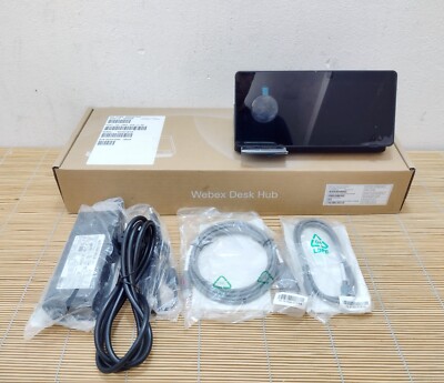 Neu Cisco CD-DSKH-HUB-C-K9 Webex Desk Hub in Carbon Black Color New Open Box