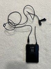 UHF 578-638 MHz Bodypack Transmitter w/ Lavalier Mic and clip TESTED