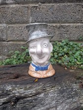 Antique Staffordshire Toby Style Jug. Spatterware Man Unusual