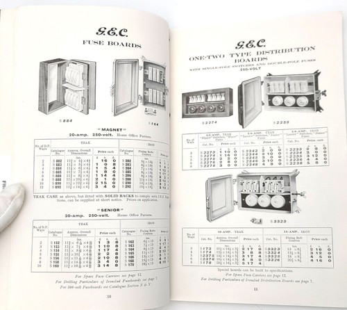 G.E.C. Elektrischer Beleuchtungszubehörkatalog 1934 britische Lichtschalter usw. - Bild 4 von 5