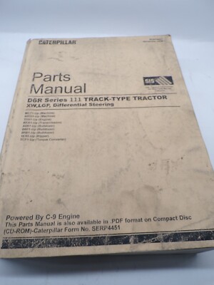 CAT Caterpillar Part Manual D6R Series 111 Track Type Tractor XW LGP Diff Steer
