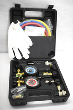 AGR-R13443 AC Gauge Kit Diagnostic Manifold Automotive 4 Valve Gauge w/ Gloves