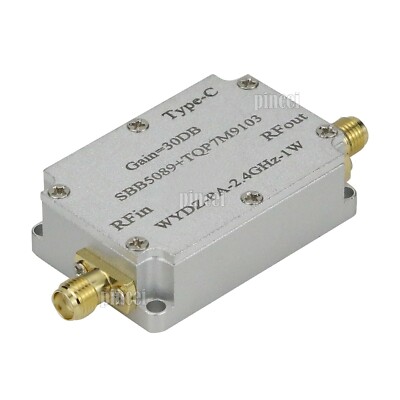 SBB5089+TQP7M9103 2.4GHz Microwave RF Power Amplifier  30DB WYDZ-PA-2.4GHz