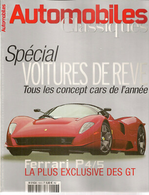 CLASSIC AUTOS 158 SPECIAL CONCEPT CARS FERRARI P4/5 JAGUAR XKR MB CL600