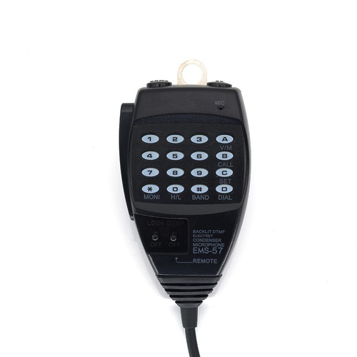 EMS-57 8Pin DTMF Hand Mic Microphone For HF/Mobile DX-SR8T DX-SR8E DX-77T - Zdjęcie 4 z 10