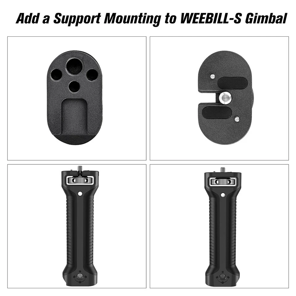 ZHIYUN Hand Grip 1/4 Screw Holes Gimbal for Zhiyun Weebill Lab Weebill S Clip 2 - Image 4 of 4