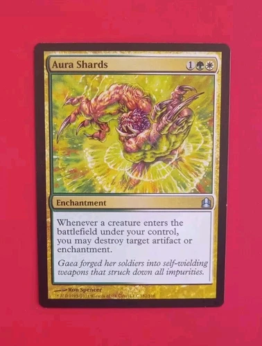 Aura Shards Commander LP-EX/NM 2011 Mtg Magic English Returns TCG Free Shipping 