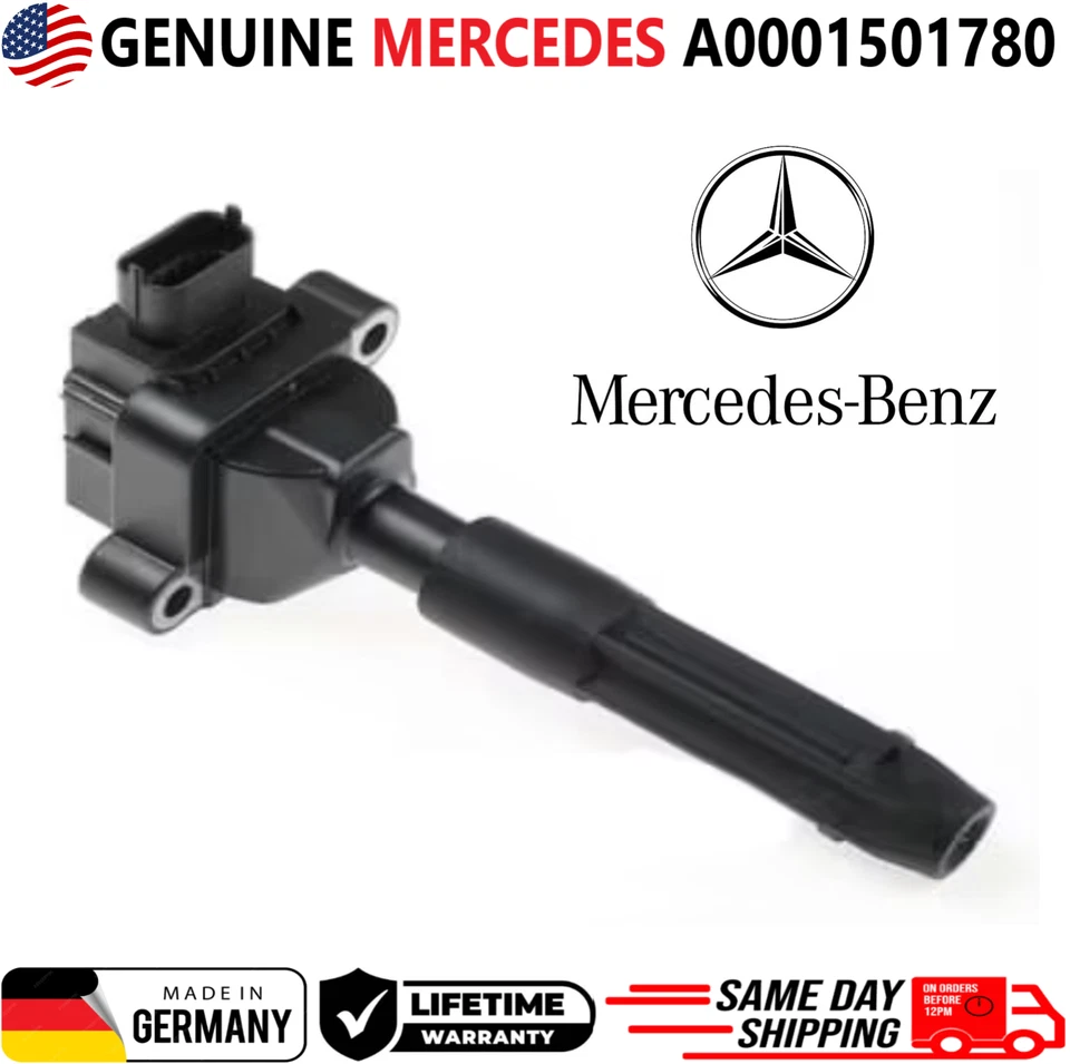 Bobinas de encendido originales Beru x4 para Mercedes-Benz SLK230 C230 2001-2004 2,3 L I4 Foto 2 de 4