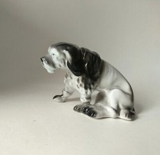 MARIA BALOSSI (?) STATUINA CANE CERAMICA epigono Lenci VINTAGE Firmata B