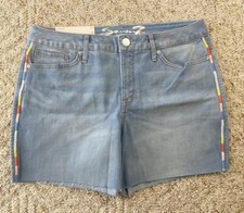 NEW Women's Seven7 Weekend Shorts Stretch Raw Hem size,12 MSRP 59