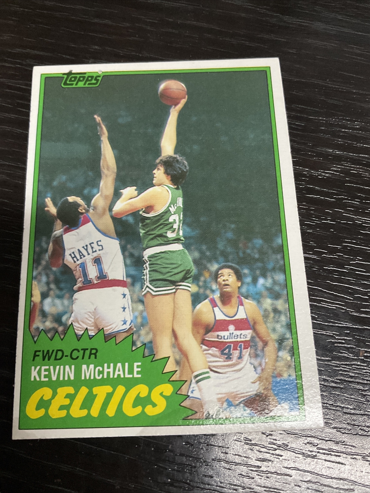 1981-82  TOPPS Kevin Mchale RC Rookie #75 Base Boston Celtics Rare