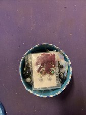 Glitter Round Box With Fashion Jewelry New And Used Lot 