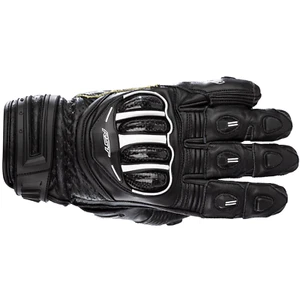 RST Tractech Evo 4 Short (ce) Leather Motorcycle Racing Gloves - Black