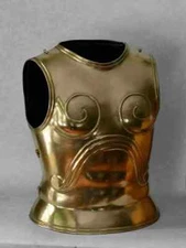 Medieval Greek Thora Cuirass Warrior Brass Finish Cosplay Breastplate Jacket