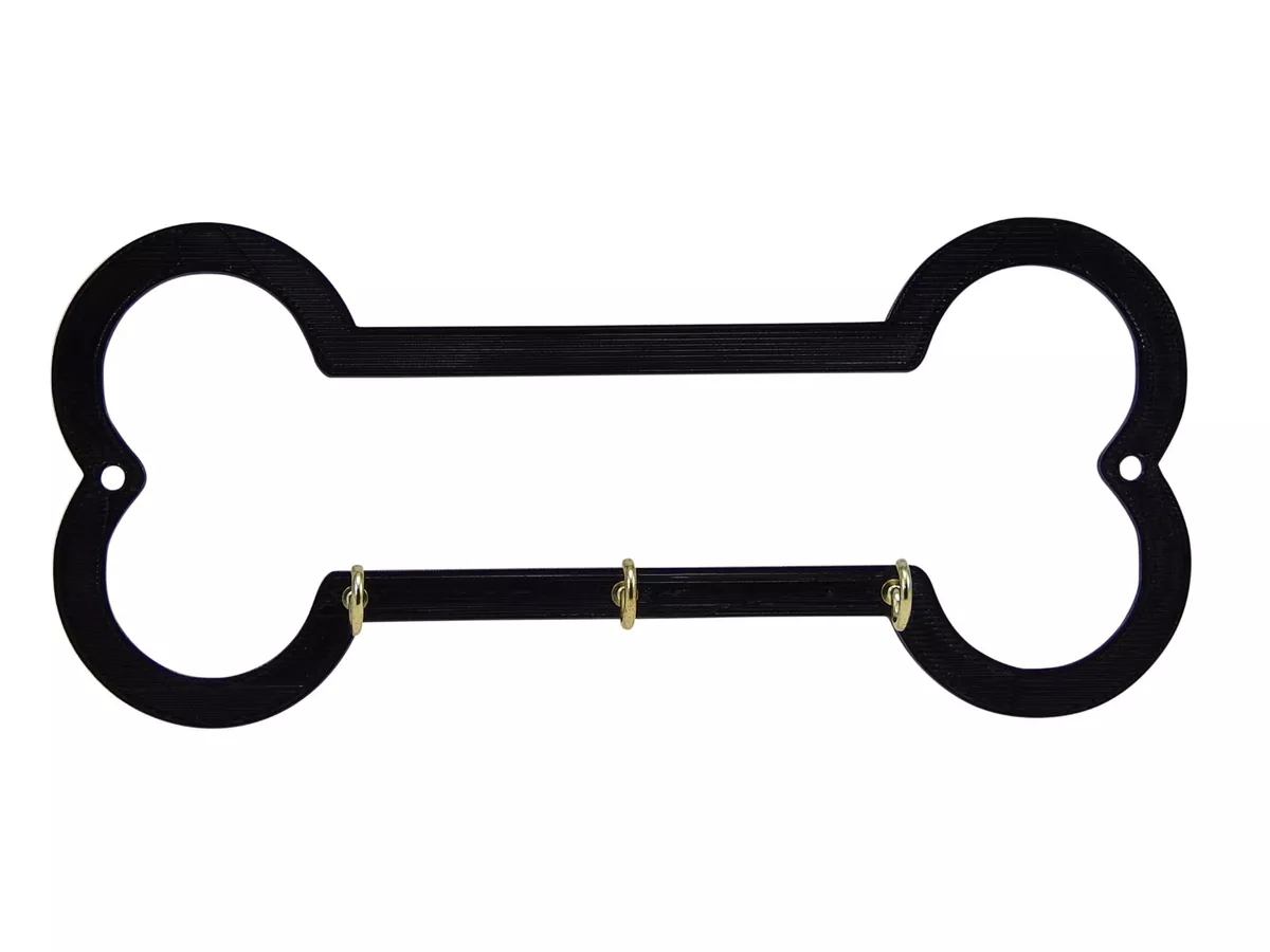 Dog Bone Shaped Dog Leash Holder Hanger Key Rack Organizer Wall