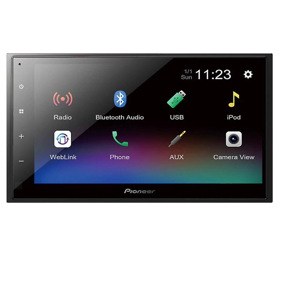 Pioneer DMH-342EX 6.8" Bluetooth  AM/FM Car Stereo 320W 6.5" & 450W 6x9" Speaker - Image 3 of 4