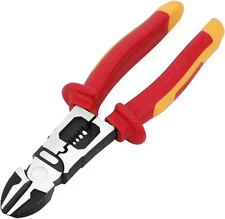 8 Inch 1000V Insulated Diagonal Cutting Pliers, Multipurpose Insulated Side Cutt