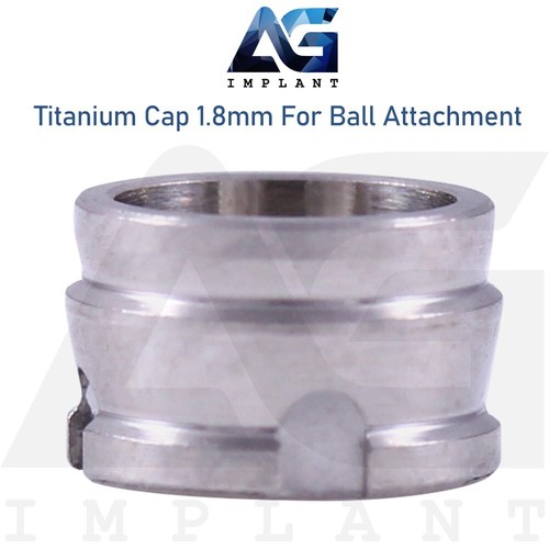 10 Micro Titanium Metal Caps 1.8mm For Ball Attachment Prosthetic System - Picture 3 of 4