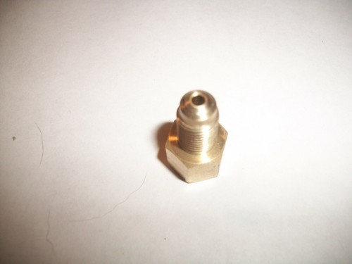 TILTON ADAPTER FITTING 3/8"-24 FEMALE INVERTED FLARE FOR GIRLING MASTER CYLINDER - Picture 6 of 6