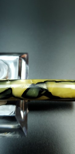 Parker Duofold Jr Fountain Pen Pencil Set Streamline Black and Pearl Nib Rare - Foto 9 di 9