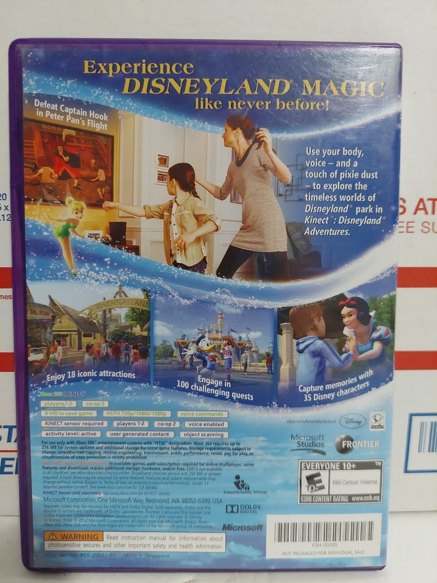 ディズニーマイアドベンチャー Kinect Disneyland Adventures Xbox 360 Mickey Mouse