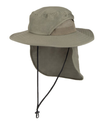 Heat Edge Sun Protection Hat Green Mens 