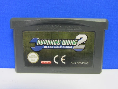 GBA NINTENDO GAMEBOY ADVANCE WARS 2 BLACK HOLE RISING VIDEO GAME original CART