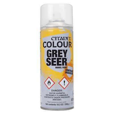 GW Citadel Sprühgrundierung GREY SEER SPRAY (47,50 EUR/l)