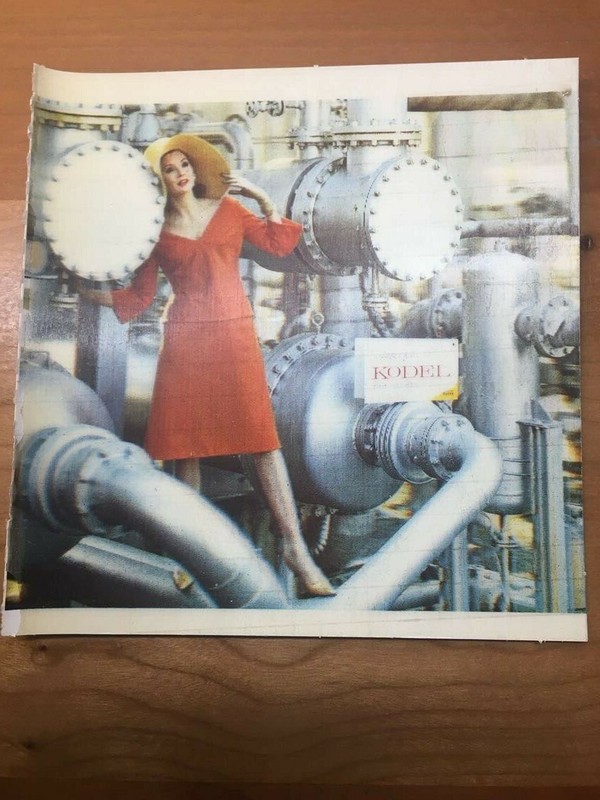 1963 ORIGINAL LOOK Magazine 1st Full Color Kodel Parallax Panoramogram insert  