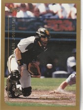 FREE SHIPPING-MINT-1999 Topps Brian Johnson #102 PLUS GIANTS BONUS CARDS
