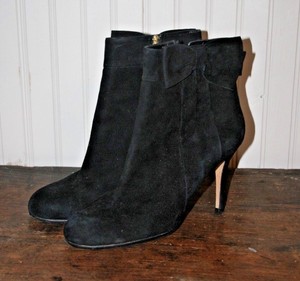kate spade black booties