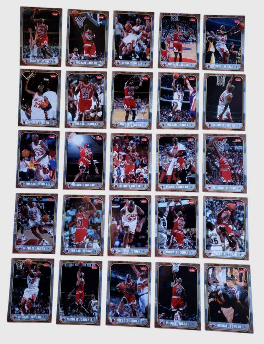 2007 Fleer MICHAEL JORDANS CAREER 200 Card Complete Set White 
