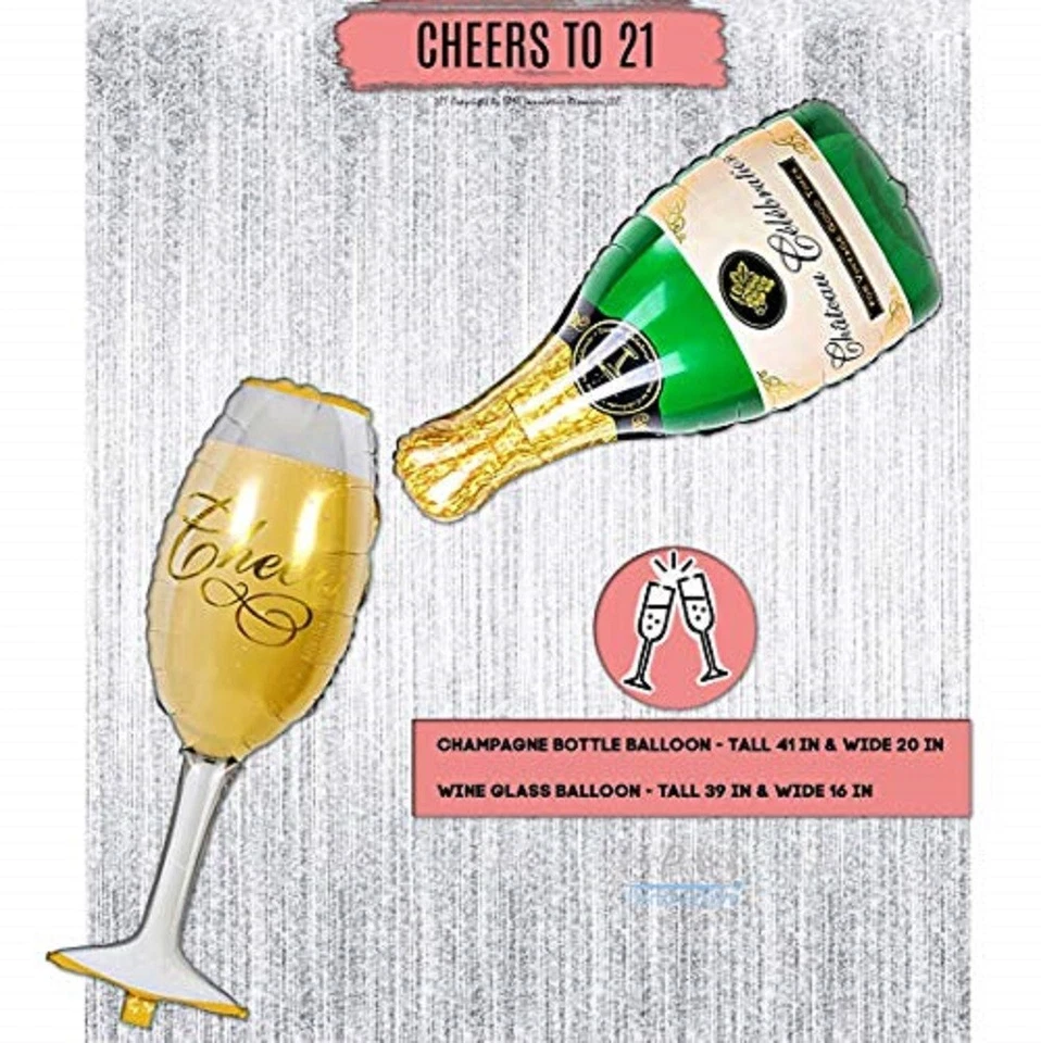 21 Años Niña Cumpleaños Decoraciones 21ª Niña Cumpleaños Faja Oro Rosa SPSS INNOVADOR Foto 4 de 4