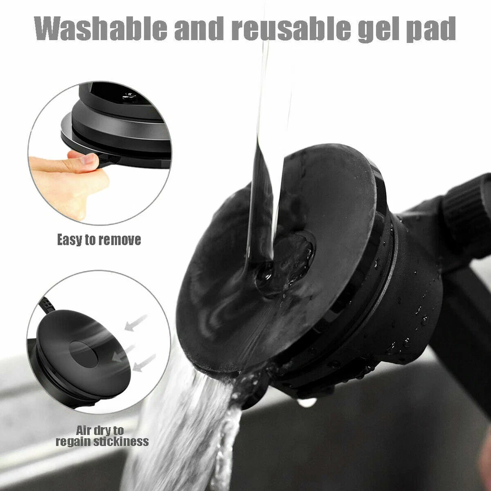 360° Rotatable In Car Suction Phone Holder Dashboard Windscreen Universal Mount - Image 4 of 4