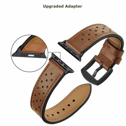 Leather Strap Band for Apple Watch 10 9 8 7 6 5 4 SE 41/42/44/45/46/49mm Ultra 2 - Picture 11 of 19