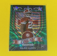 2021 Prizm Draft Picks Najee Harris Crusade GREEN WAVE PRIZM SP Alabama #172 RC 