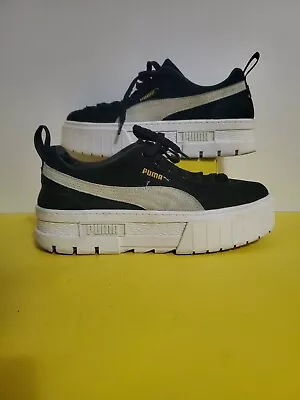 Puma Mayze Women's Black White Low Casual | Grelly UK